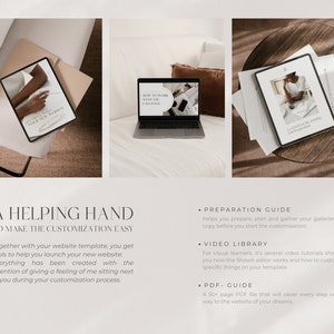 Showit Website Template for Photographers Wedding image 8