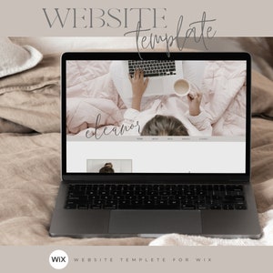 Feminine Wix Blog Template: Neutral Boho Theme