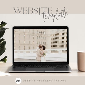Photography Website | Wedding Photographer Website Template | WIX Website Template Design | Web Design | Wix Theme | Neutral Colors