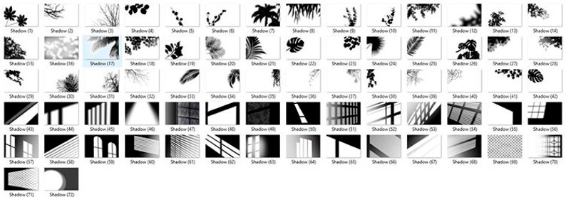 Realistic Shadow Overlay png Plant Shadow Overlays for image 5