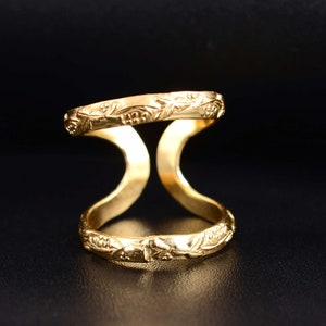Splint Swan Sterling Silver Splint Ring Adjustable for PIP or DIP Joint • Swan Neck Splint • Arthritis ring • RA Rheumatoid Arthritis Splint