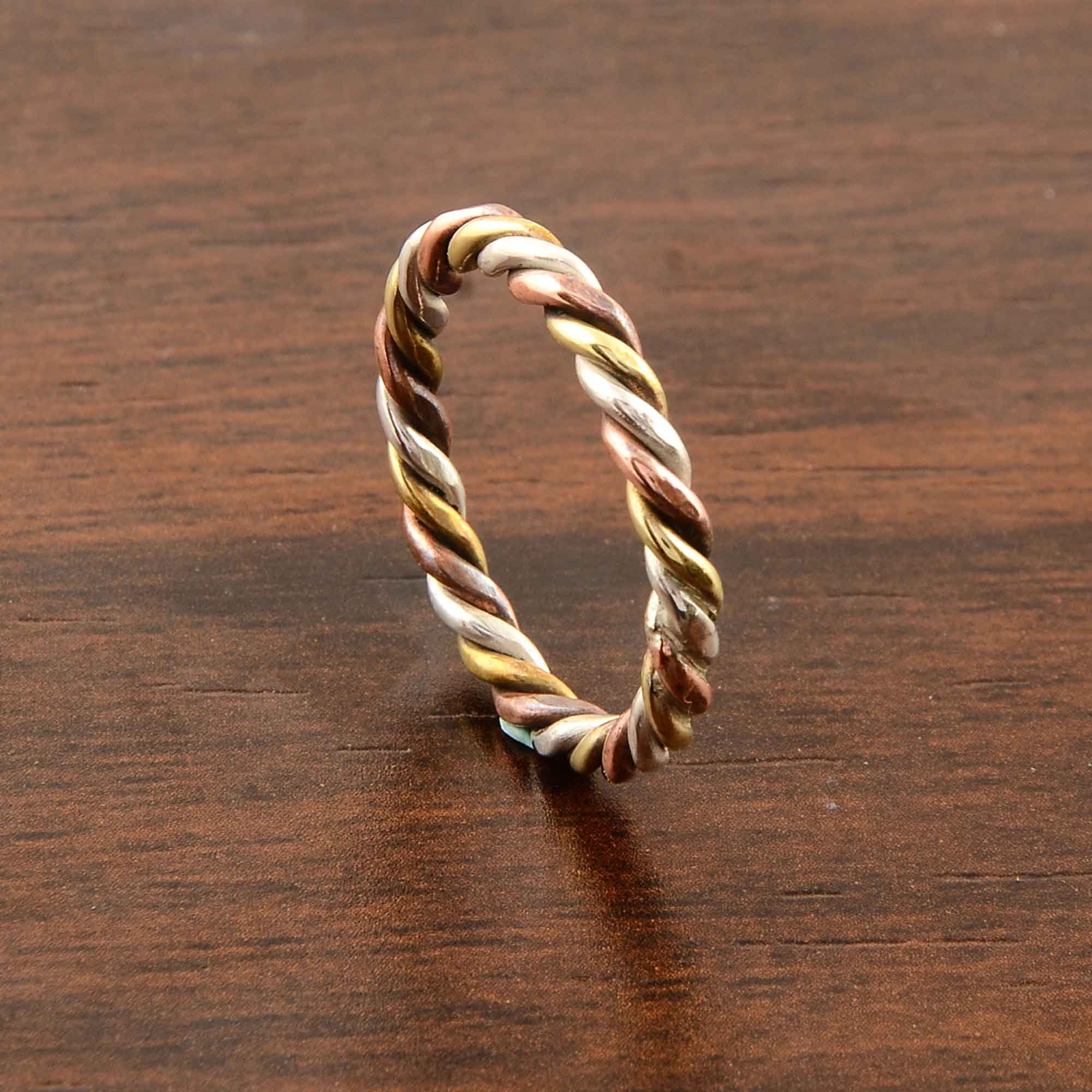 Twisted Rope RingSilver Braided Ring sterling silver Etsy