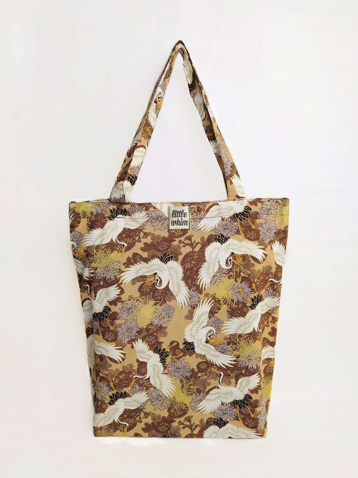 Gold Japan Tote Bag Japanese Pattern Bolsas de Tela Etsy