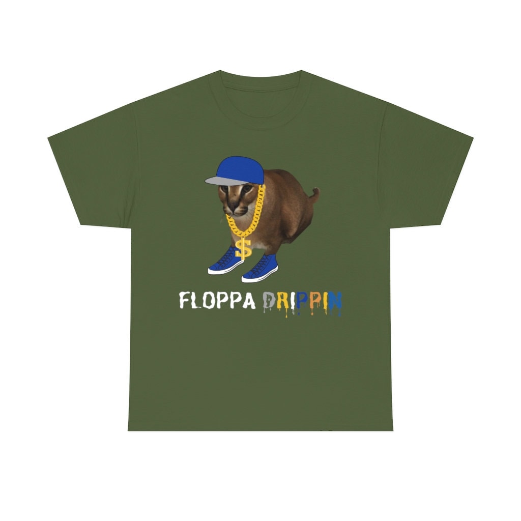  Big Floppa Meme Premium T-Shirt : Clothing, Shoes & Jewelry