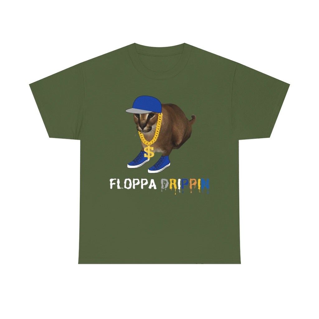  Big Floppa Meme Premium T-Shirt : Clothing, Shoes & Jewelry