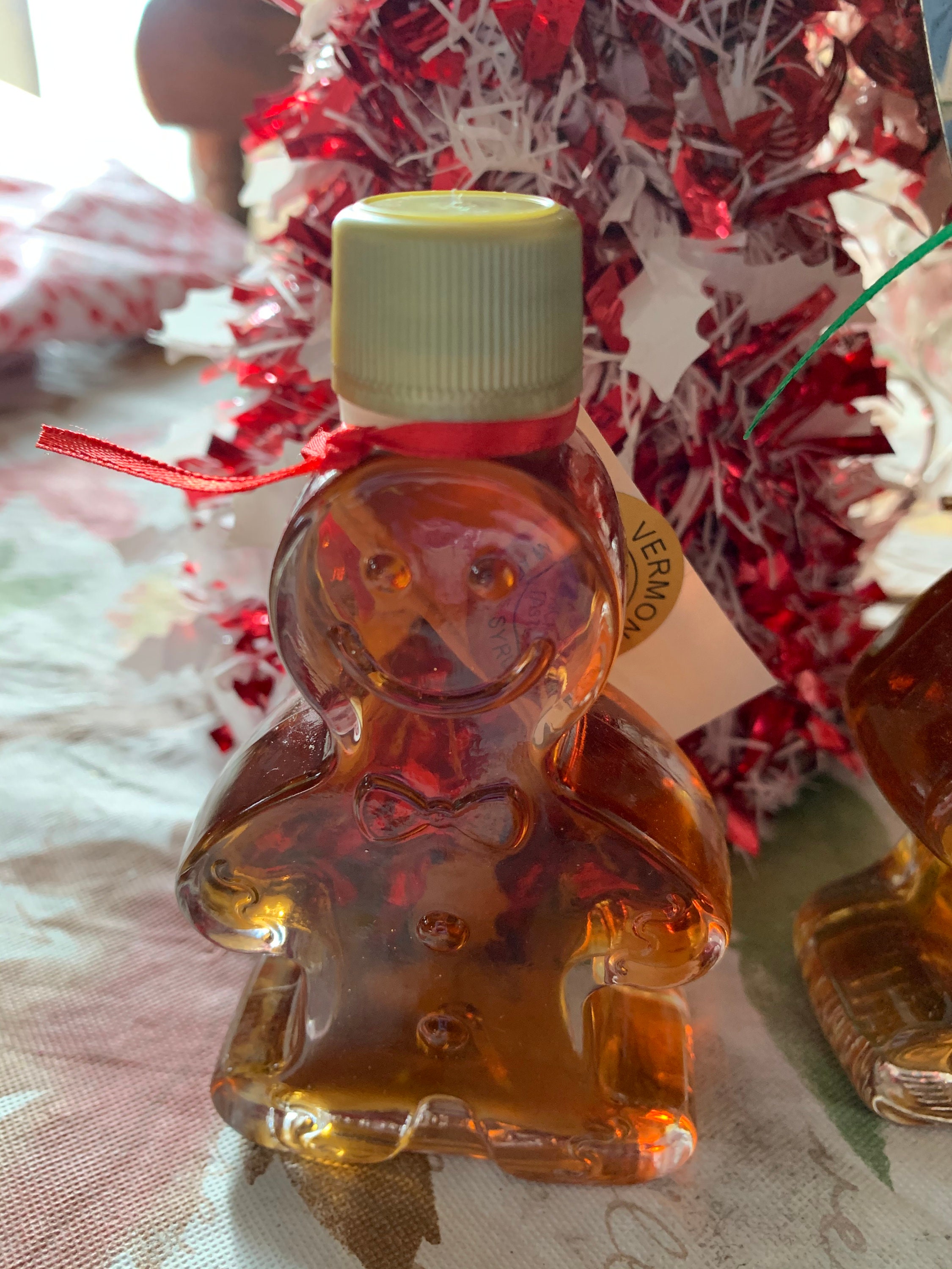 2 Oz Maple Syrup in a Gingerbread Man Container Etsy