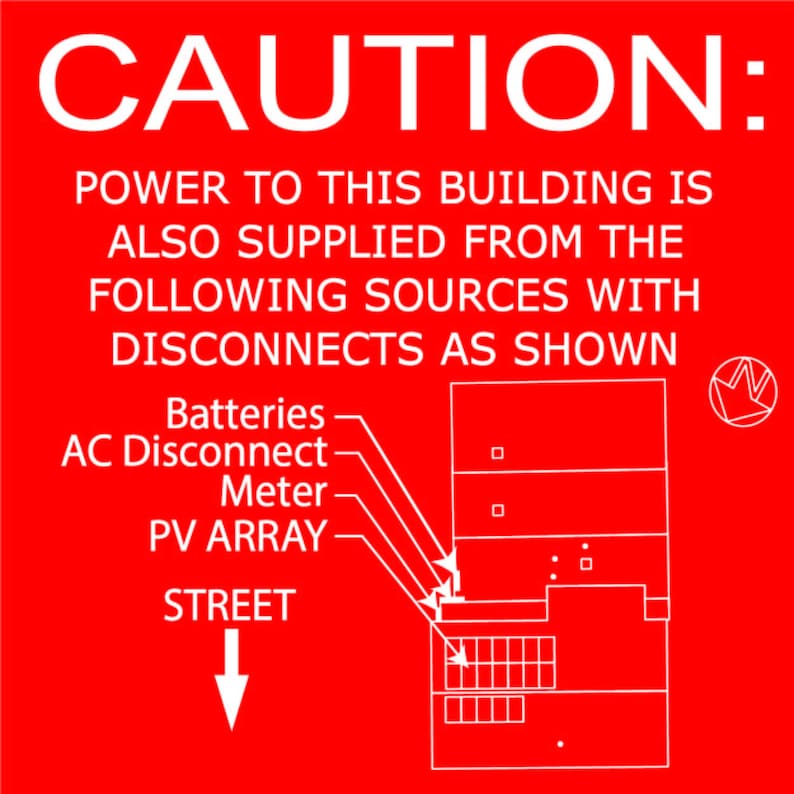 Solar Inspection Card Solar Custom Map Placard | PV Inspection Placard - Etsy