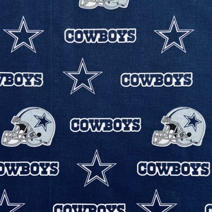 Tessuto in cotone 100% dei Dallas Cowboys tagliato su misura