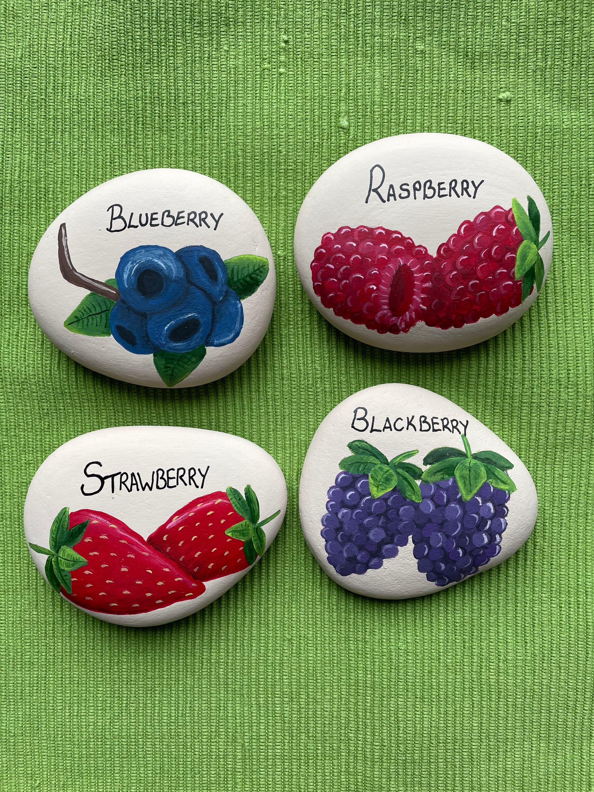 Fruit & Vegetable Garden Markers Custom Set of Hand Painted ...