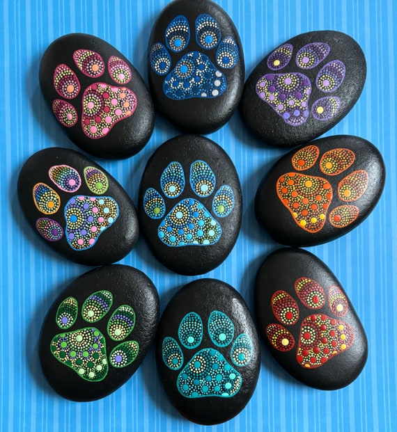 Paw Print Accents, Assorted Colors, 30 Pieces Paw Print Accents, Assorted Colors, 30 Pieces