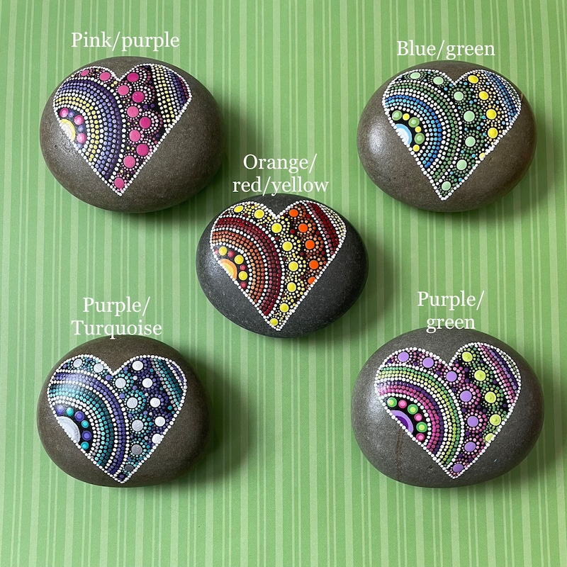 Heart Shaped Rocks - Etsy