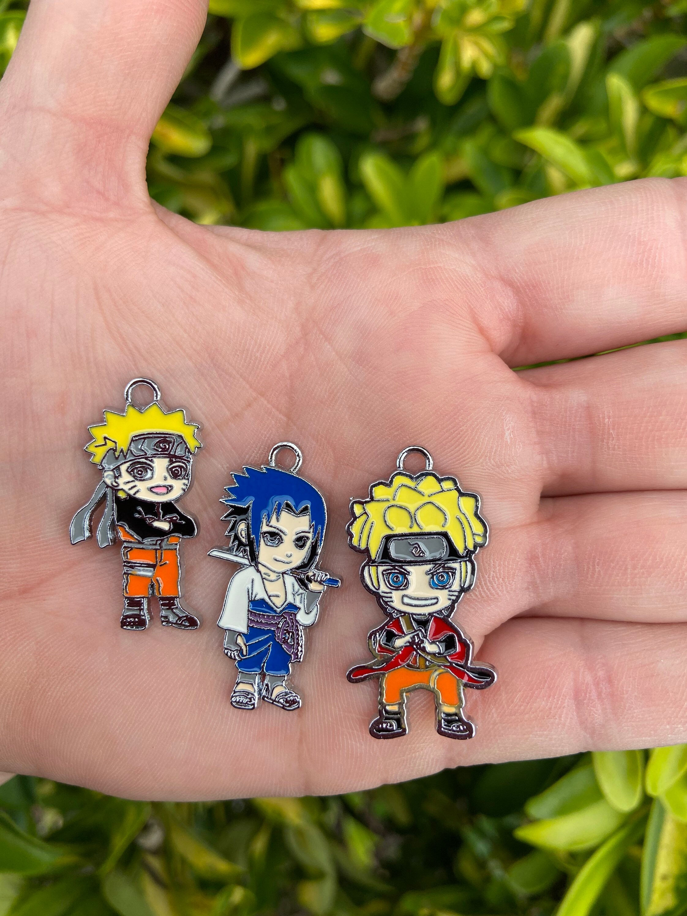 Anime charms for Keychain and jewelry making Naruto charm Etsy