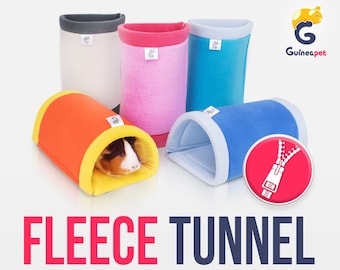 Guineapet Fleece Tunnel: Cozy Hideout for Guinea Pigs & Small Pets