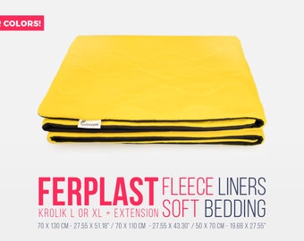 Ferplast Krolik Liner: Cama de lã para porquinhos-da-índia (conjunto com 2)