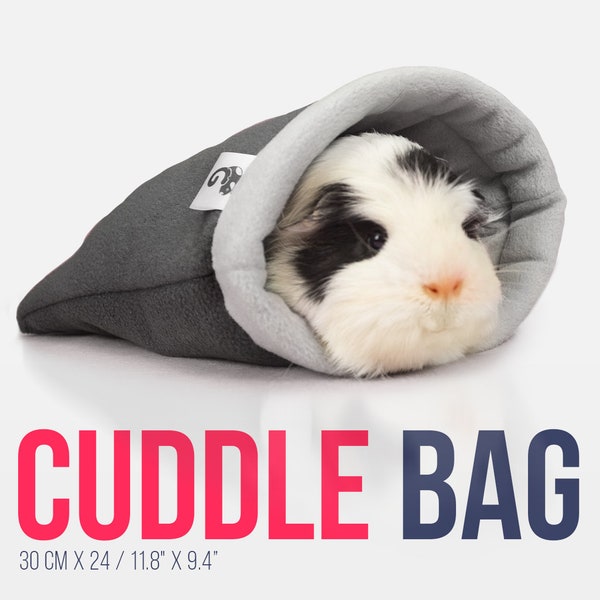 Guineapet® Fleece Cuddle/Snuggle Bag with 100g / 3.5 oz batting for Guinea Pigs, Rabbits, Hedgehogs, Rats and other small pets