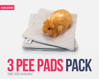 Guineapet 3 Fleece Pee Pads Pack. Pet bedding for Guinea Pigs, Chinchillas, Hedgehogs, Rats and other small pets