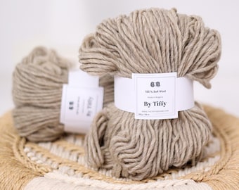Eco Soft Wool Yarn: Superwash Aran Knitting Yarn