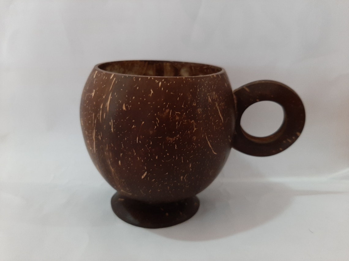 Hand Made Coconut Shell Tea/Coffee Cup Etsy