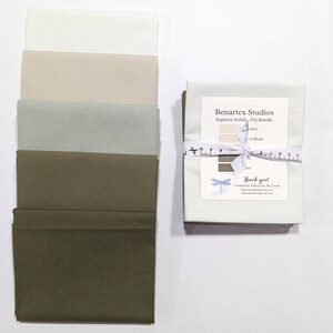 Sage Solid FQ Bundle, Superior Solids, Benartex Fabrics