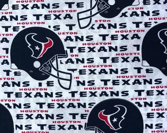 White Houston Texans Cotton 60in, From Fabric Traditions