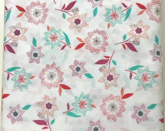 Spring Floral Fabric, Art Gallery Fabrics, Botanical, Floral Cotton Fabric, Fabric by the Yard