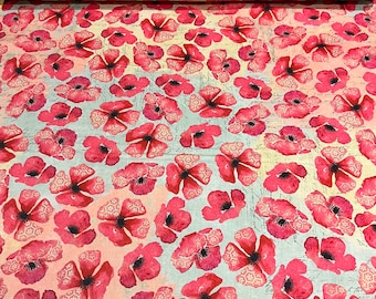 108" Cotton Backing, Poppies, Wide Backing, Windham Fabrics