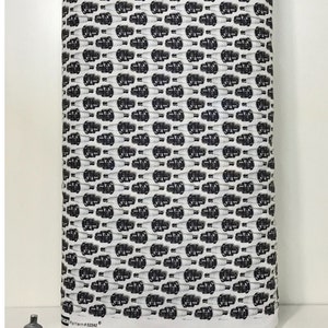 End of Bolt Remnant 3/4 Yard (27") Neutral Spark Plugs, Born to Ride, by Rosemarie Lavin Design, Windham Fabrics, 52242-1