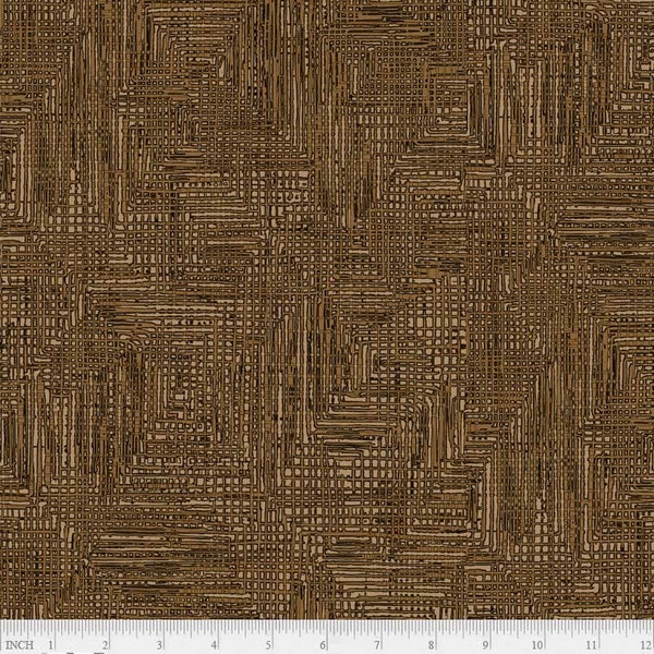 108" Wide Brown Fabric, Grass Roots, GROO 4973, P&B Textiles