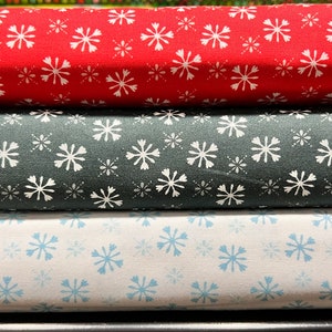 Snowflakes, Furry Flurries, Happy Pawlidays, Jill McDonald, Windham Fabrics image 3