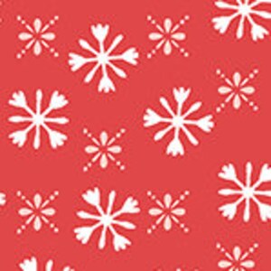 Snowflakes, Furry Flurries, Happy Pawlidays, Jill McDonald, Windham Fabrics image 2