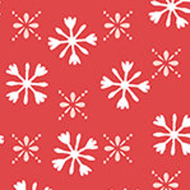 Snowflakes, Furry Flurries, Happy Pawlidays, Jill McDonald, Windham Fabrics image 2