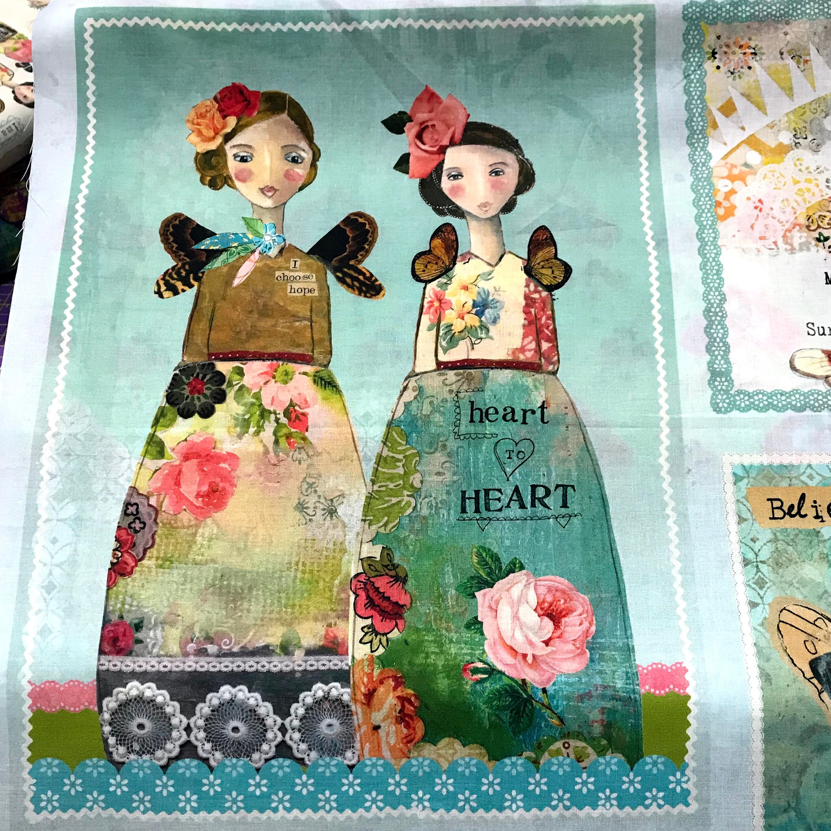 Be the Light Panel Kelly Rae Roberts Cotton Fabric Benartex Etsy