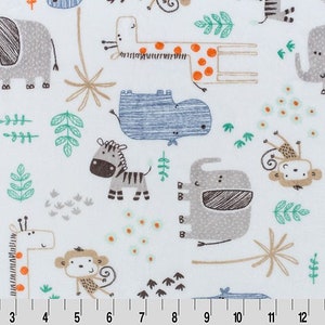 Jungle Minky, Digital Cuddle 60in, Shannon Fabrics