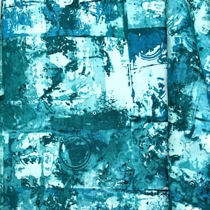 Warehouse District, ANJ-19791-425-Aquamarine, by Leslie Tucker Jenison, Robert Kaufman Fabrics