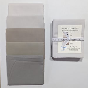 Neutrals Solid FQ Bundle, Superior Solids, Benartex Fabrics
