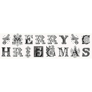 All About Christmas Typography, By J. Wecker Frisch, for Riley Blake Designs