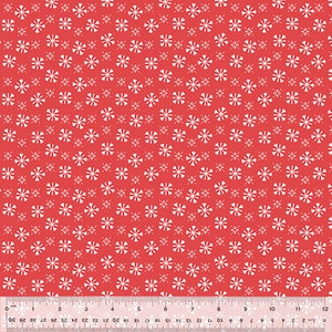 Snowflakes, Furry Flurries, Happy Pawlidays, Jill McDonald, Windham Fabrics image 1