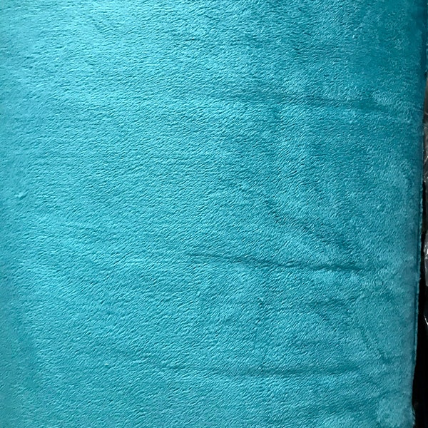 Teal Solid Cuddle, 90in Extra Wide, Shannon Fabrics