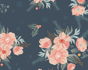 Floral Cotton Fabric, Rose Cotton, Art Gallery Fabric, Whimsical Cotton, Fabric by the Yard