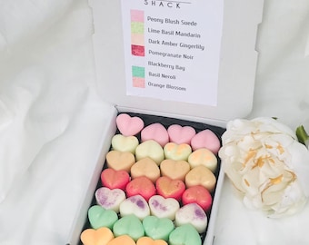 Highly Scented Soy Wax Melts-Jo Malone Inspired Scents-7 fragrances-Gift Set-Gifts for her-Sample Box-Wax Selection Box