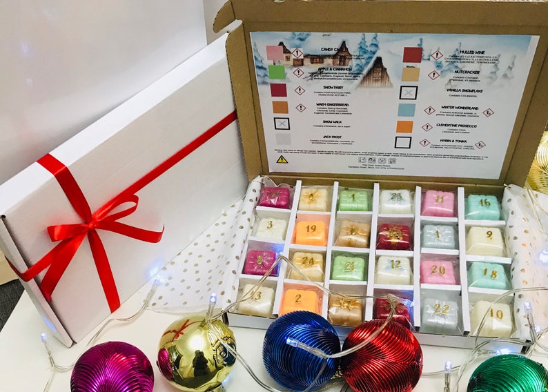 Wax melt Advent calender Christmas advent calender highly Etsy