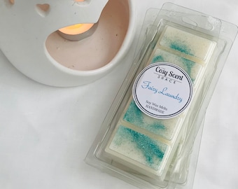 Highly Scented Fairy Laundry dupe wax melts, wax melt tarts, snapbar, segment, laundry, fresh