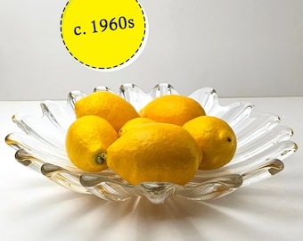 Vintage Celestial Fruit Bowl - Federal Glass - c. 1960s