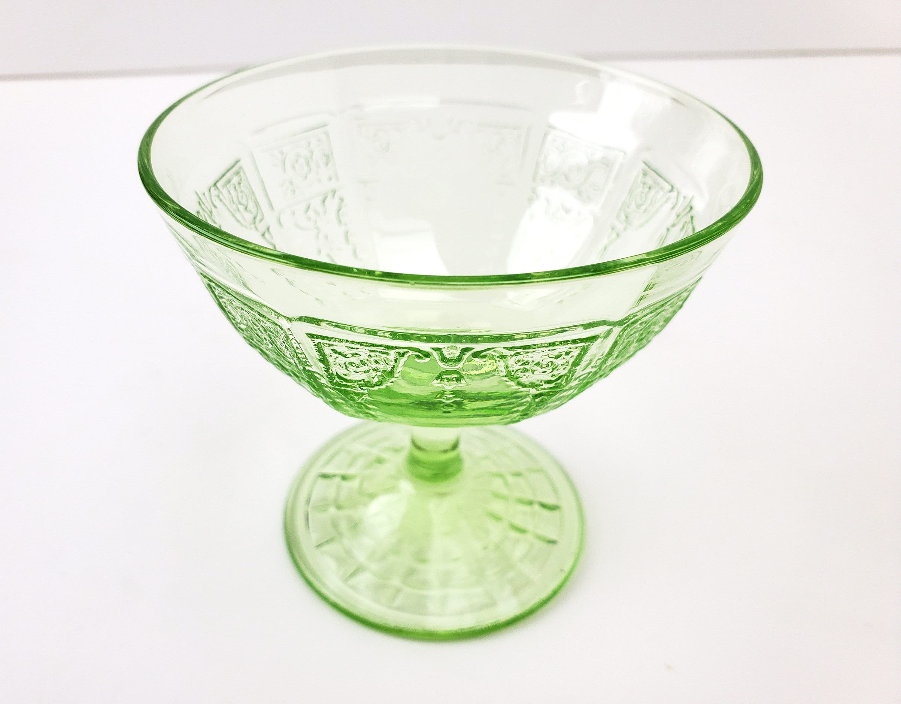 Vintage Depression Glass Champagne/Sherbet Cup, Kitchen Essentials