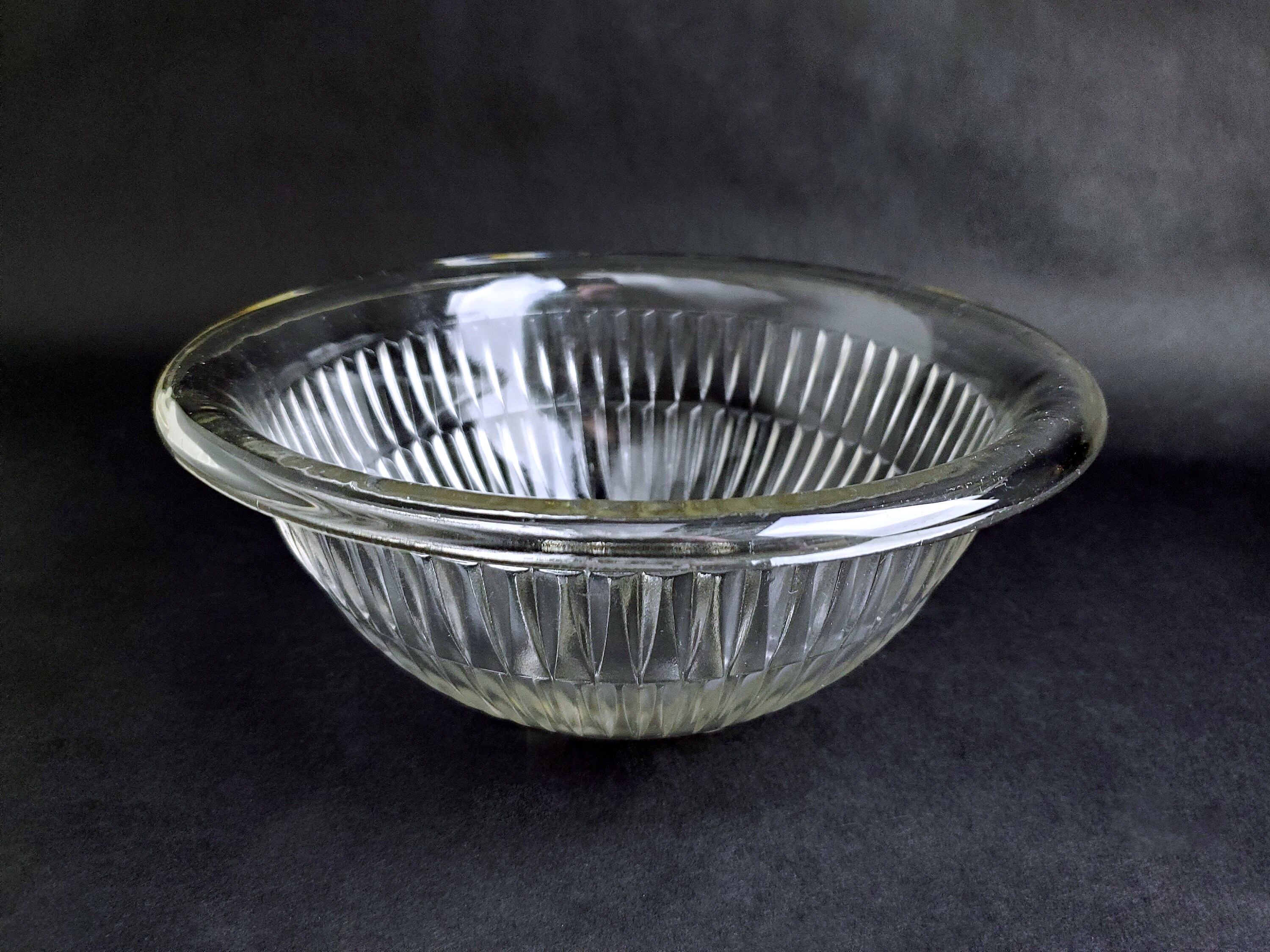 Clear Depression Glass Bowl