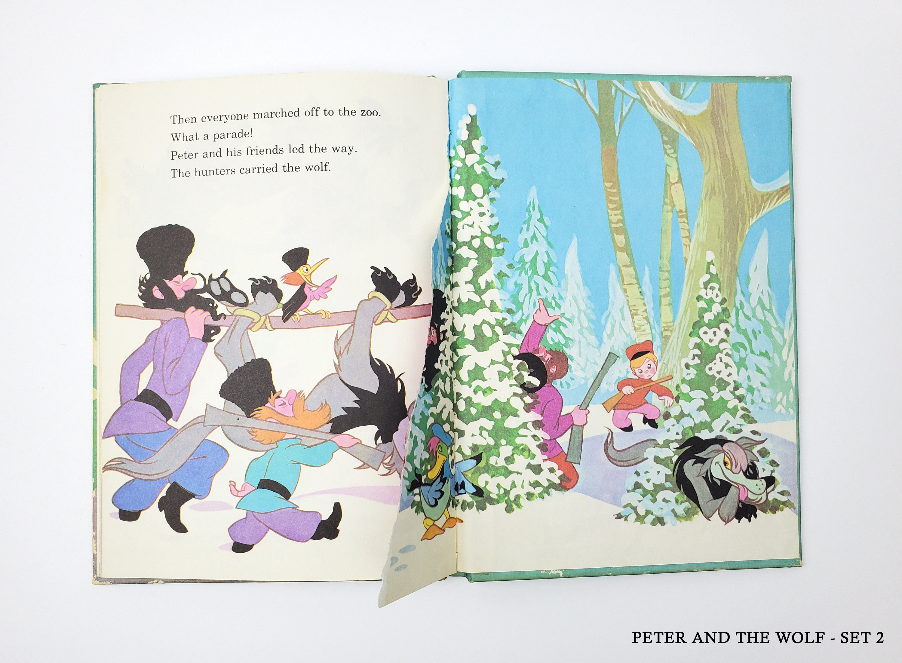 Vintage Disney Children's Books Bambi, Pinocchio, Cinderella, Peter and
