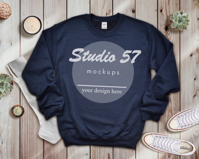 Download Gildan 18000 Fall Bundle 16 Mockups Heavy Blend Crewneck | Etsy