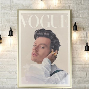 Handsome HS Framed Print on Canvas Botticelli Giclée Vogue Inspired Cover High Resolution Hotness Unique Contemporary Decor Limited Edition
