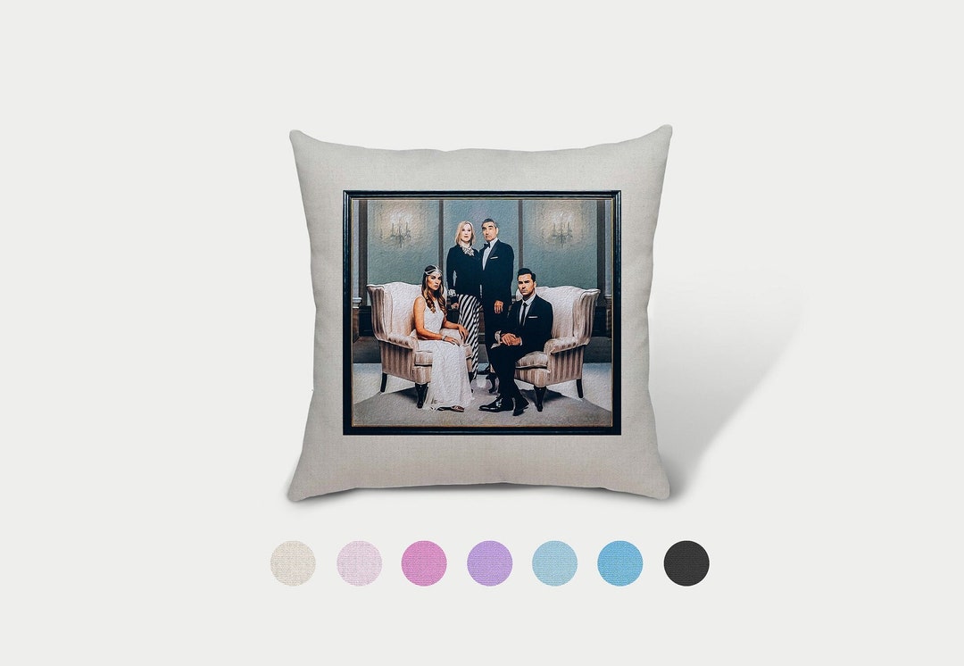 Schitts Creek Family Portrait Oil Painting Art Decor From the Etsy