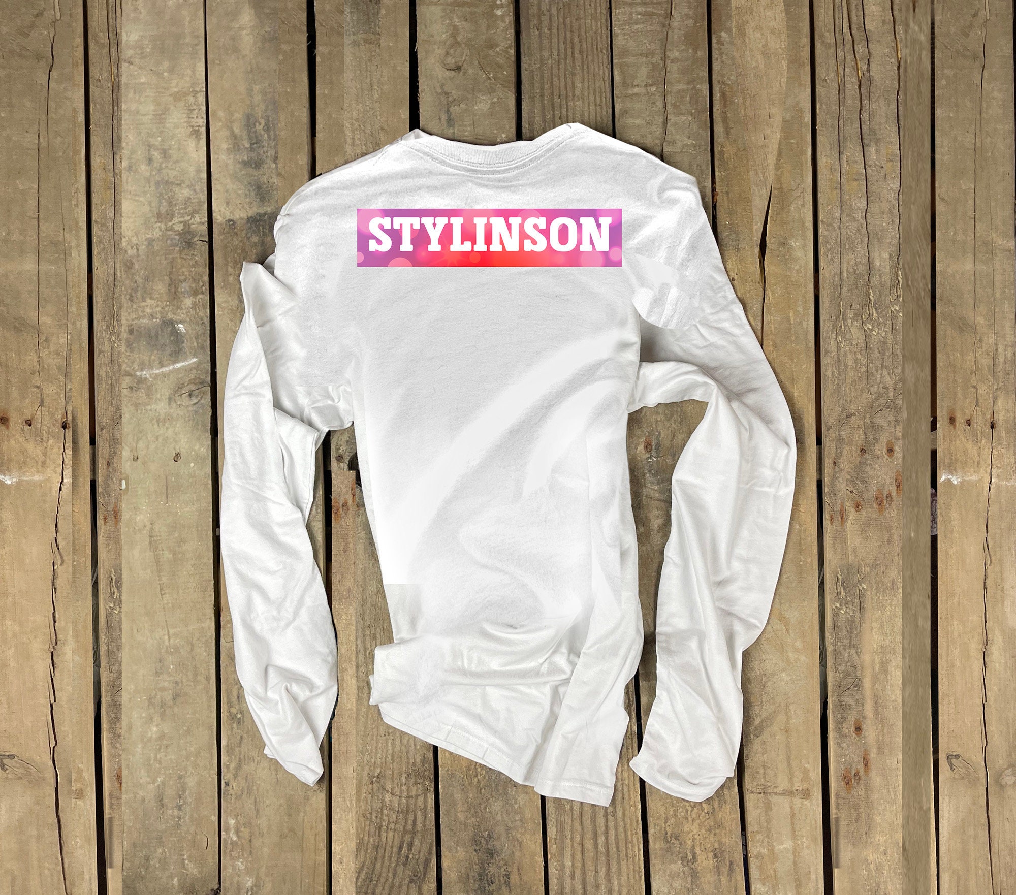 Harry Styles Long Sleeve T-shirt Vintage Look Digitally - Etsy